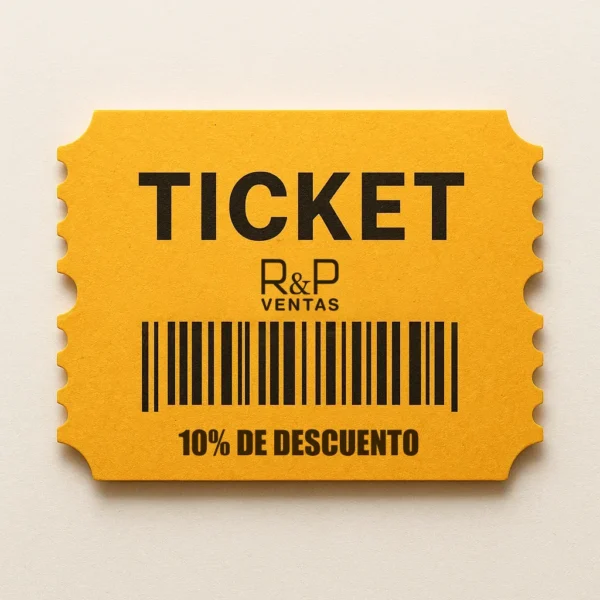Ticket de Descuento 10% en RyP Constructores